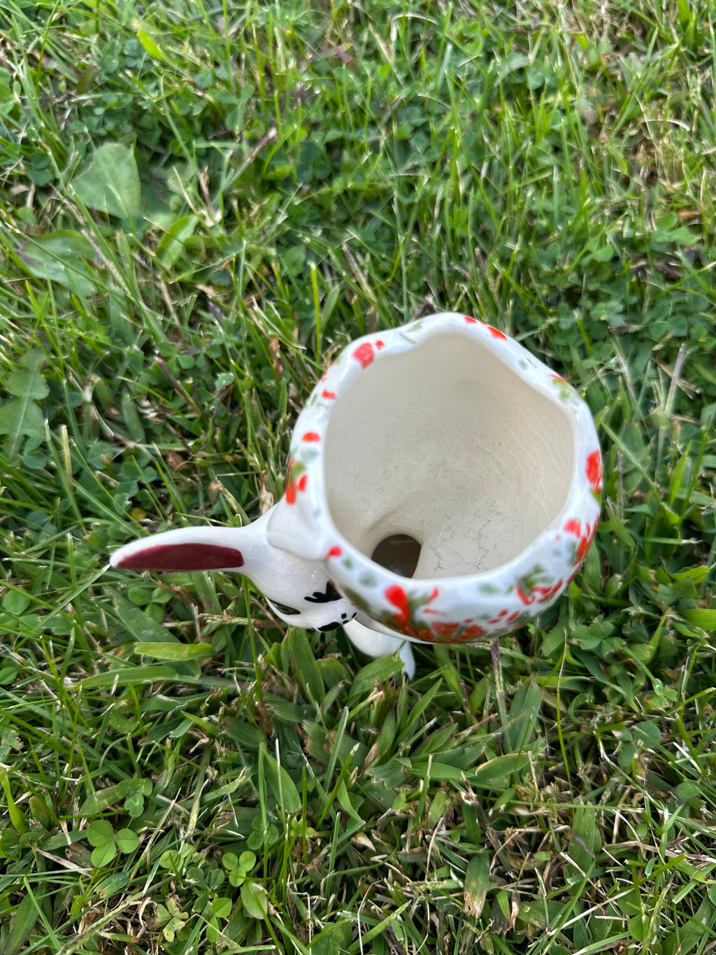 Vintage Ceramic Bunny Planter/Vase