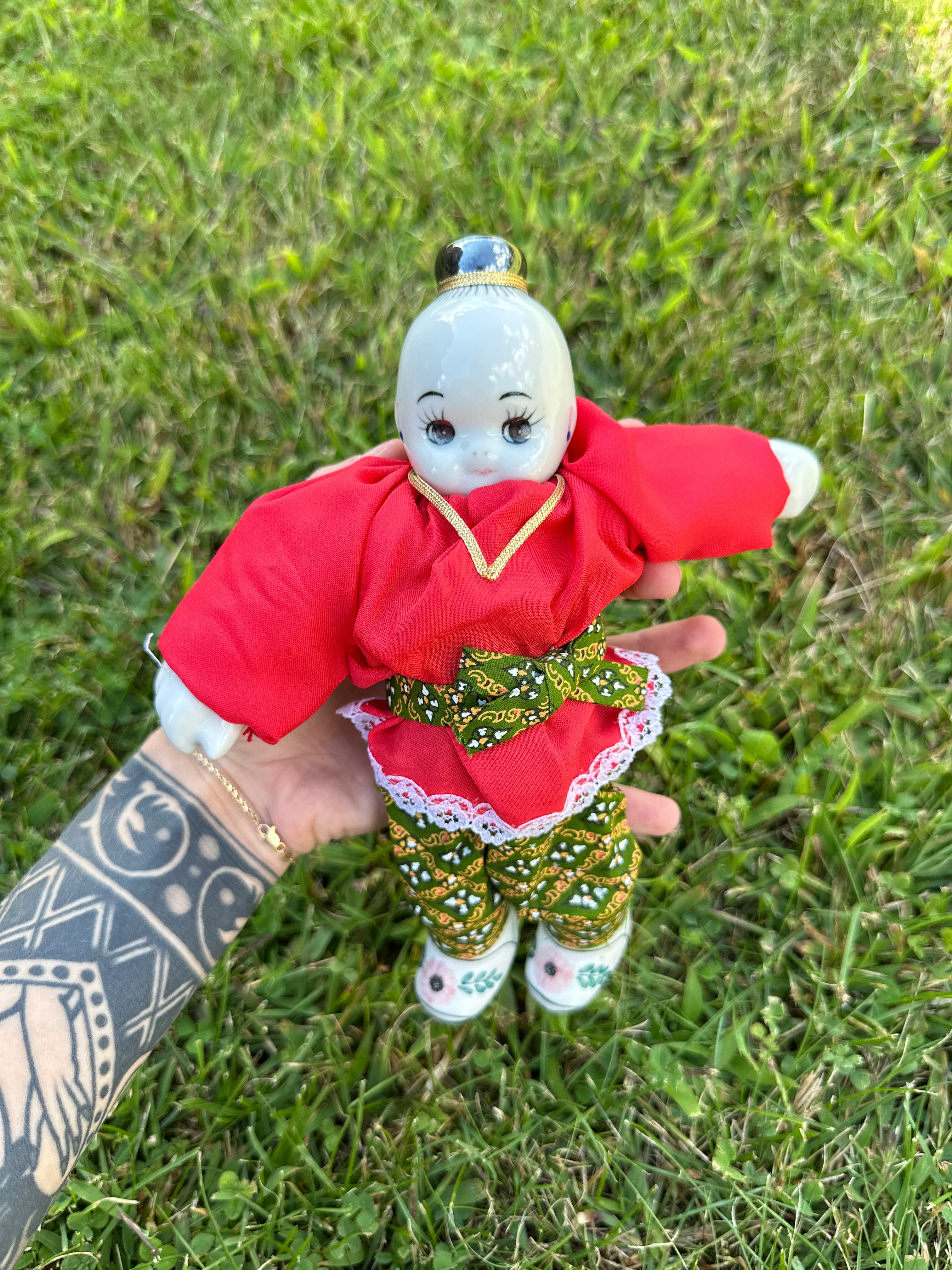 Vintage Asian Porcelain Doll