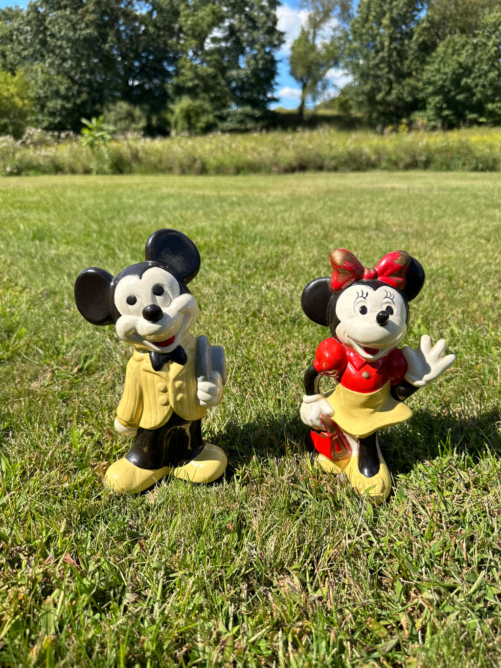 Antique Mickey and Minnie