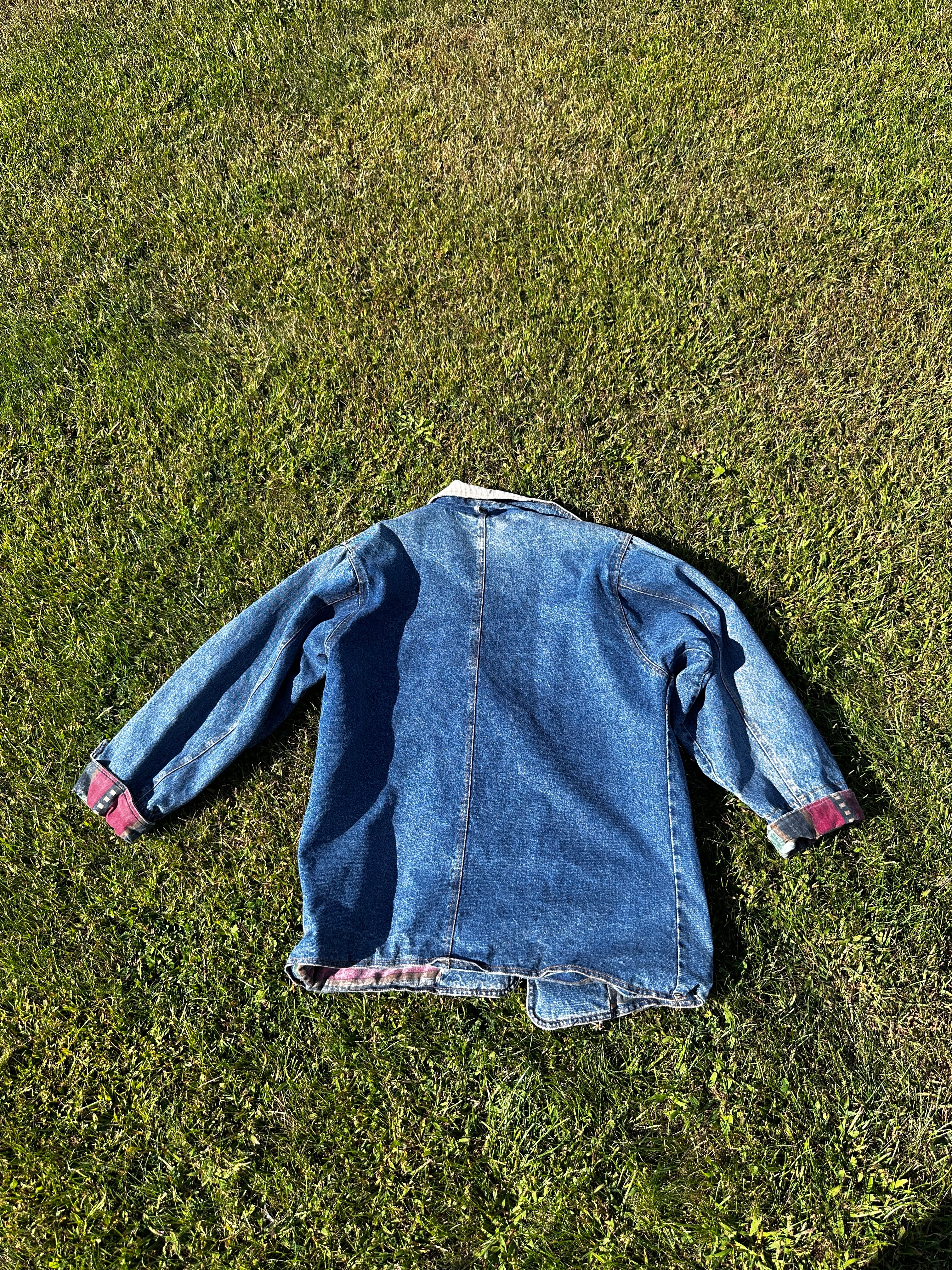 Vintage Flannel Chore Jacket | flannel lined jacket