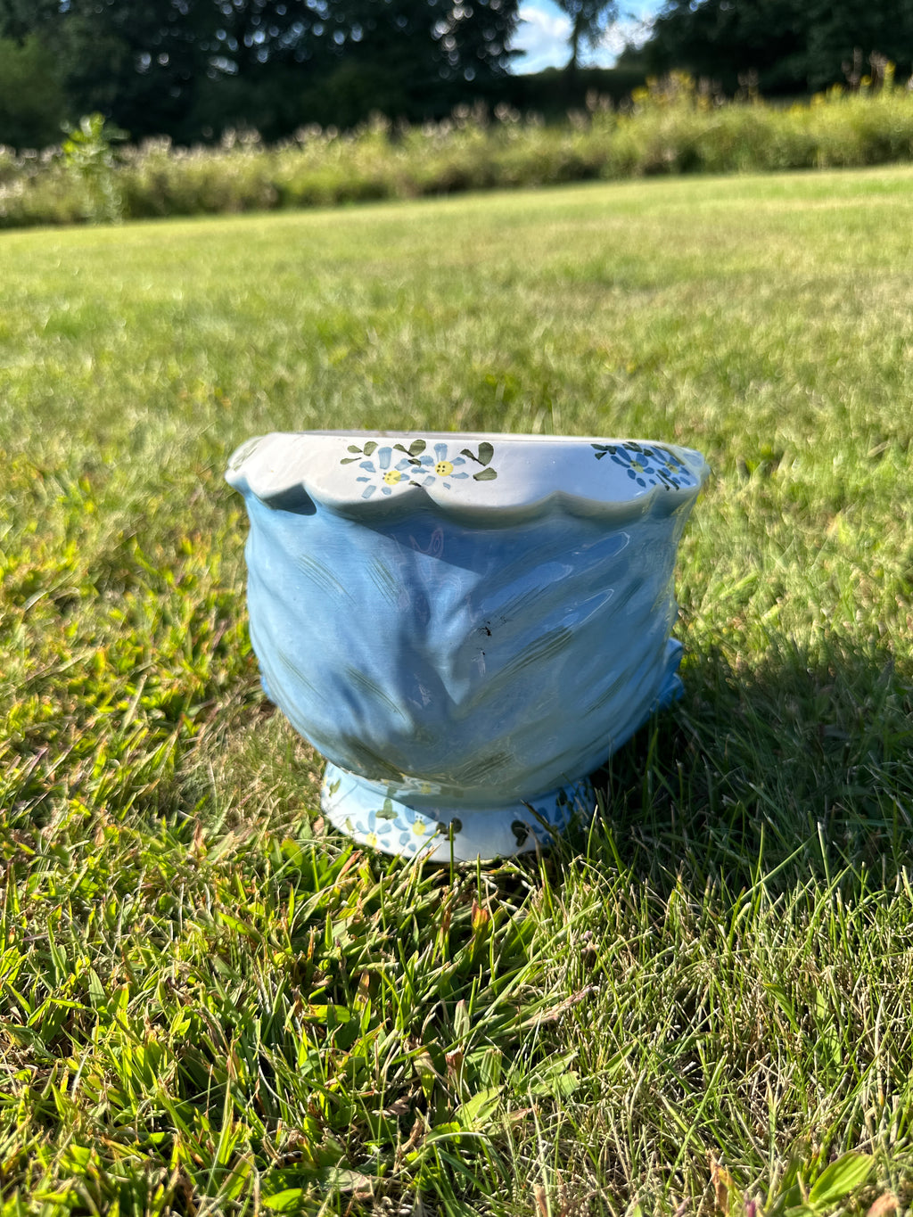 Vintage Lefton Miss Priss Kitty Ceramic Planter Jar