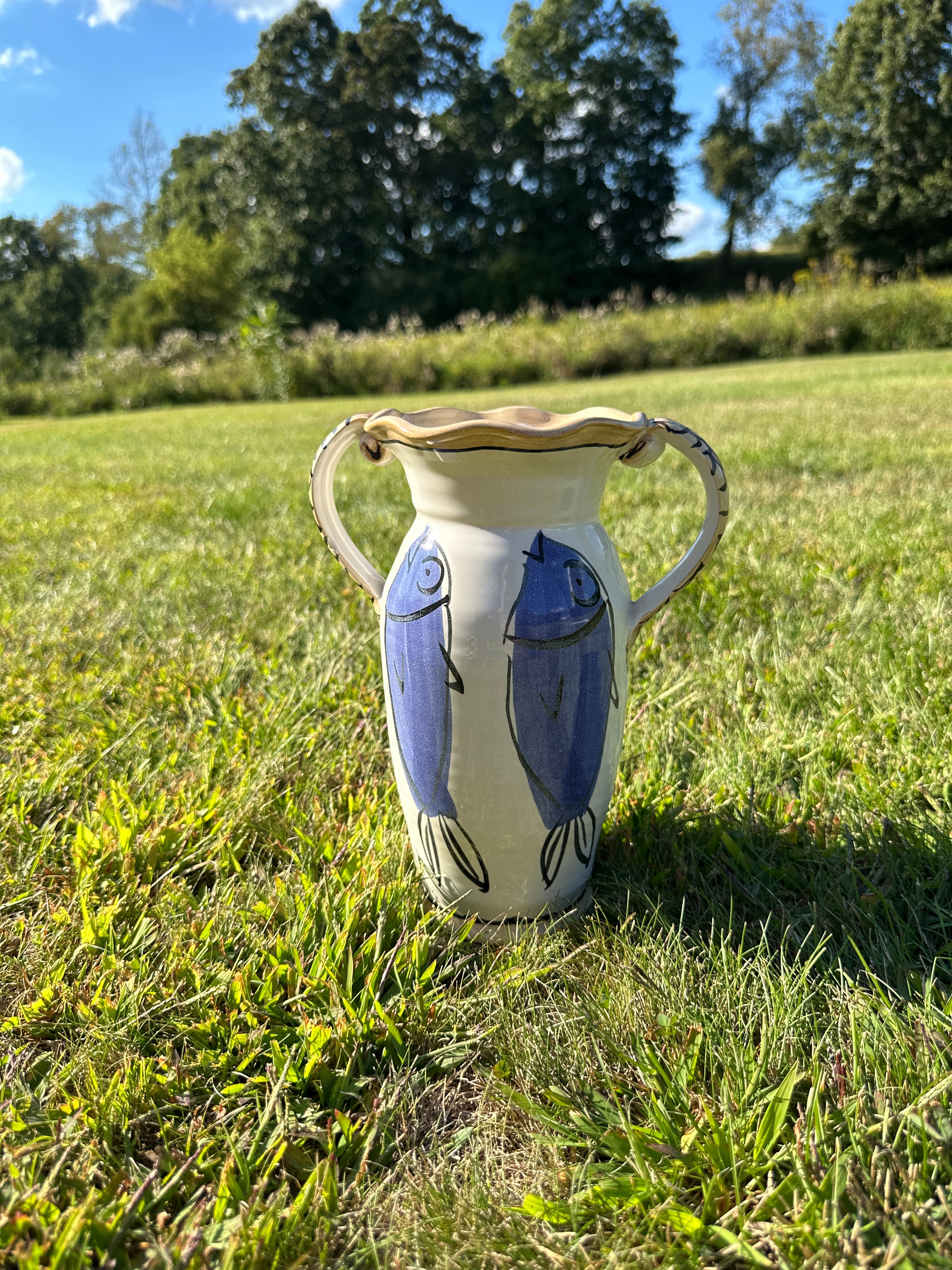 Fish Vase | Vintage Shin Ji