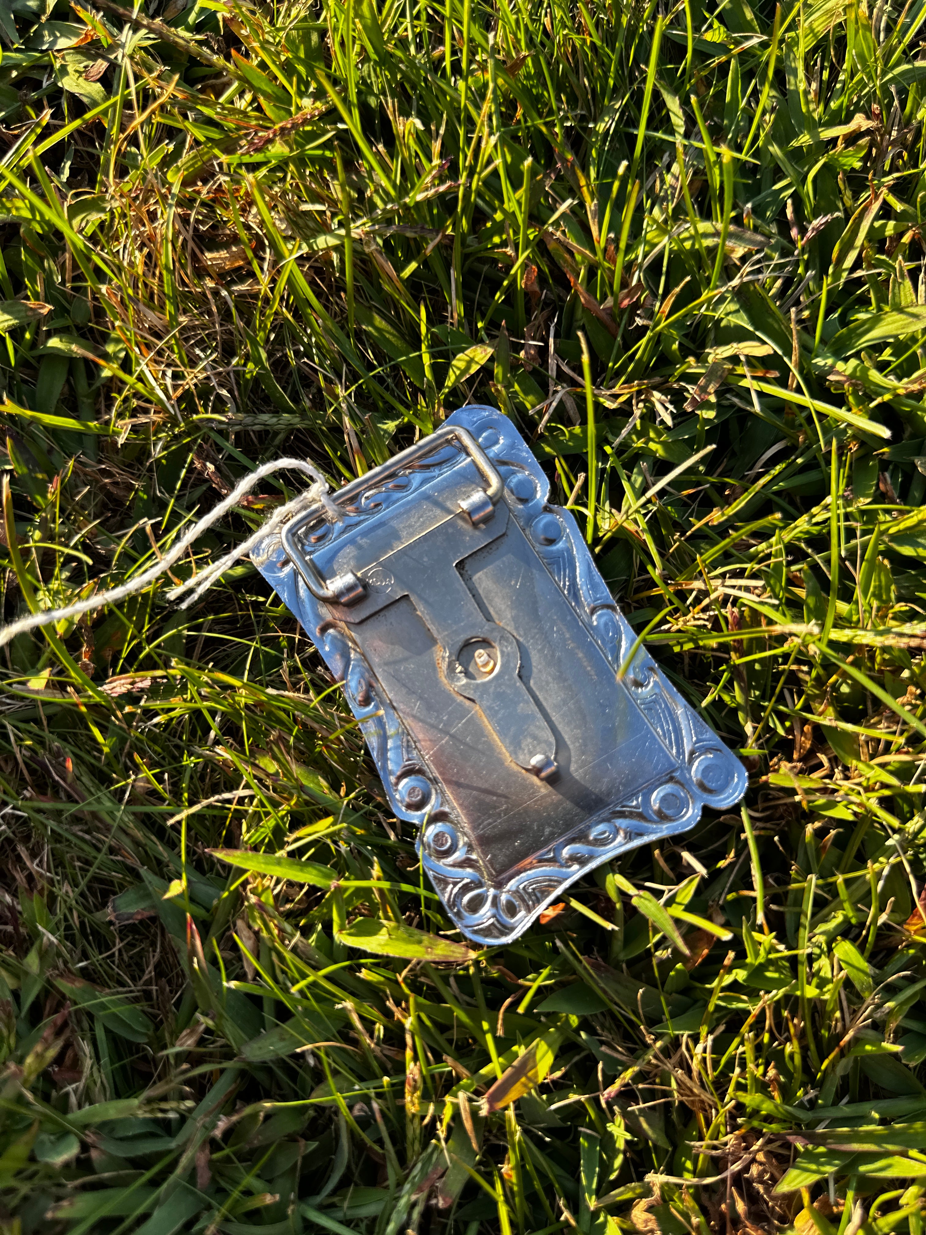 Vintage Buan Motorcycle Belt Buckle