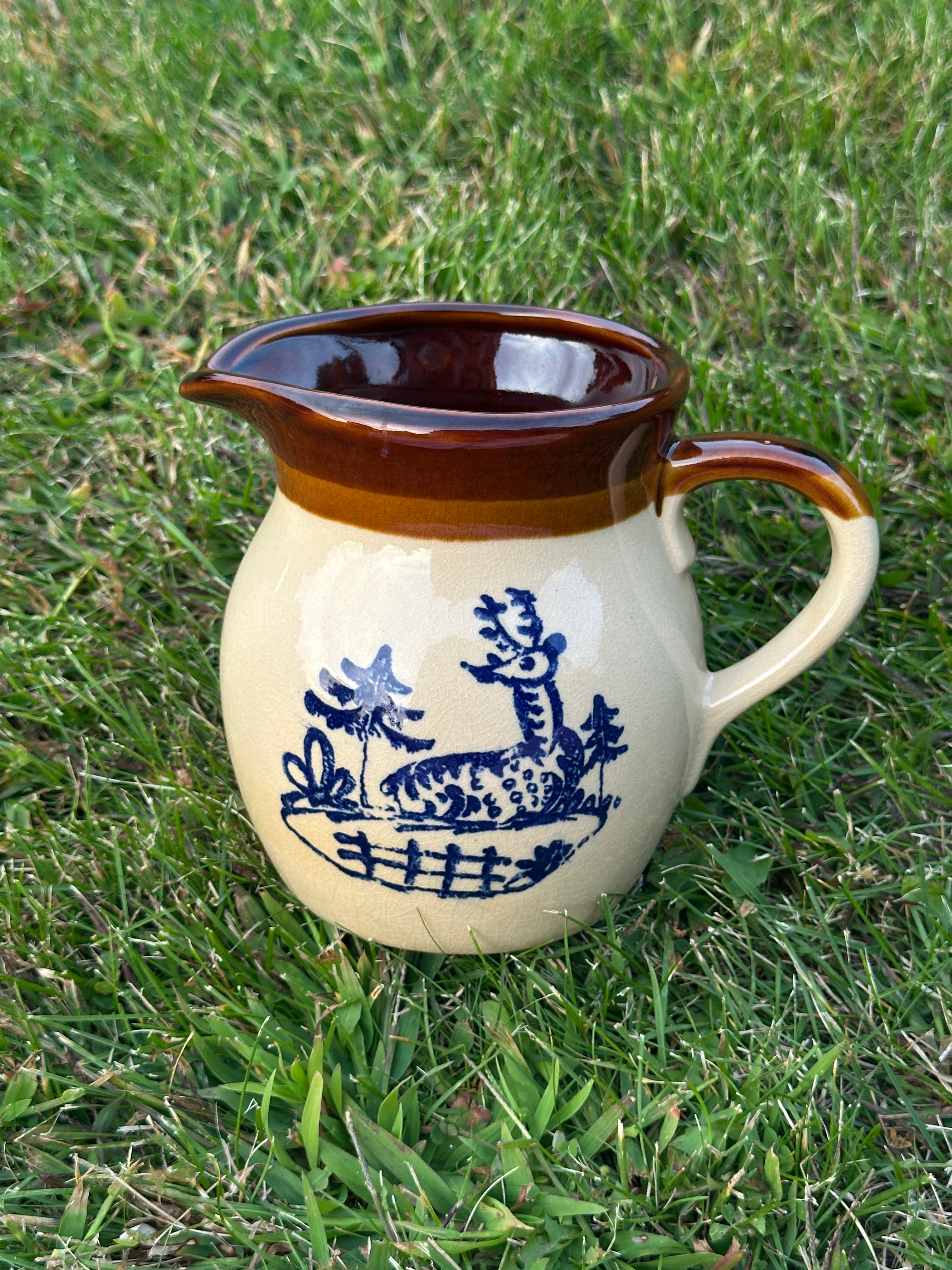 Georges Briard Deer pitcher