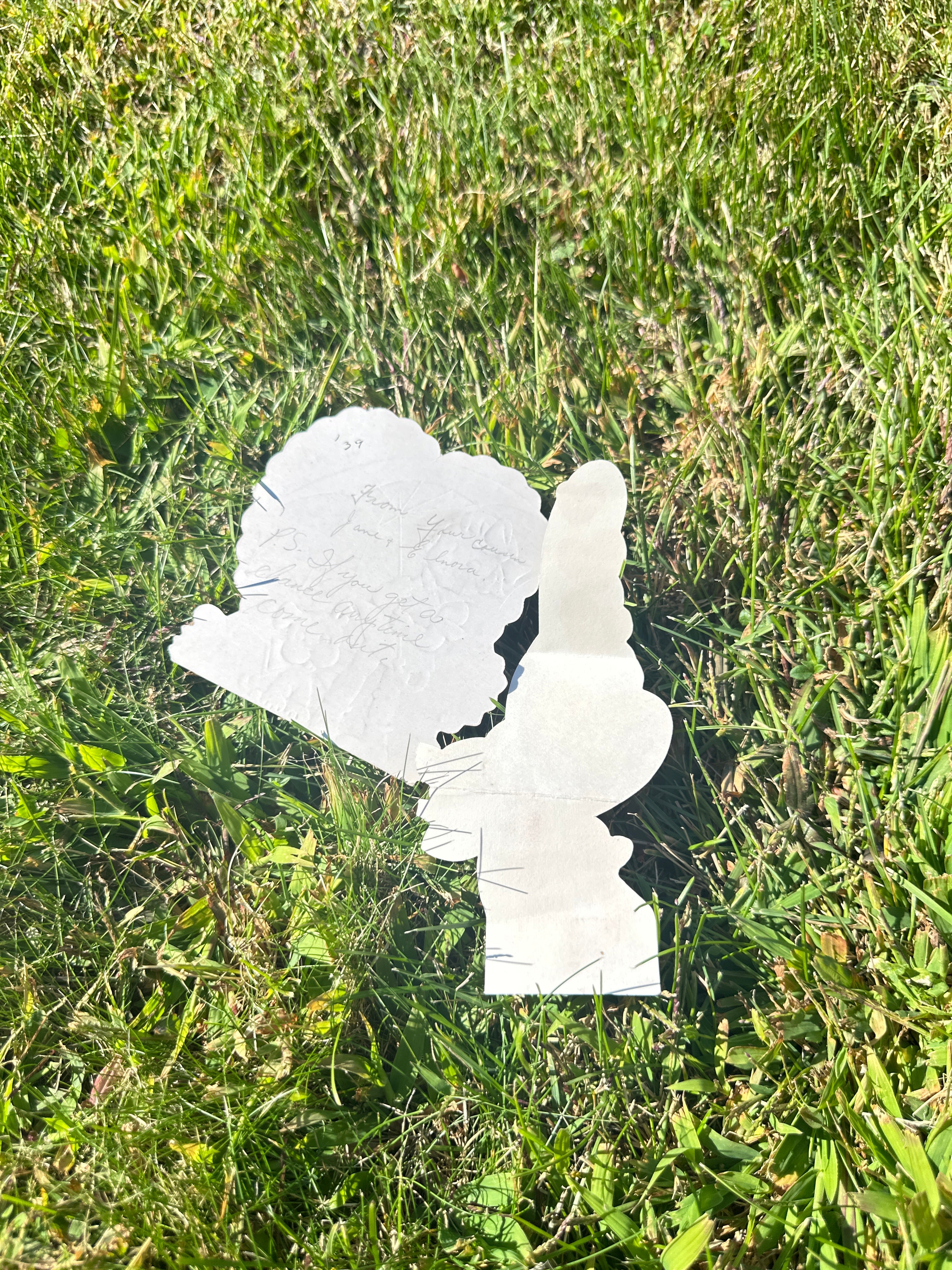 Lot of 2 Vintage Valentine Cards – Retro Mid-Century Style