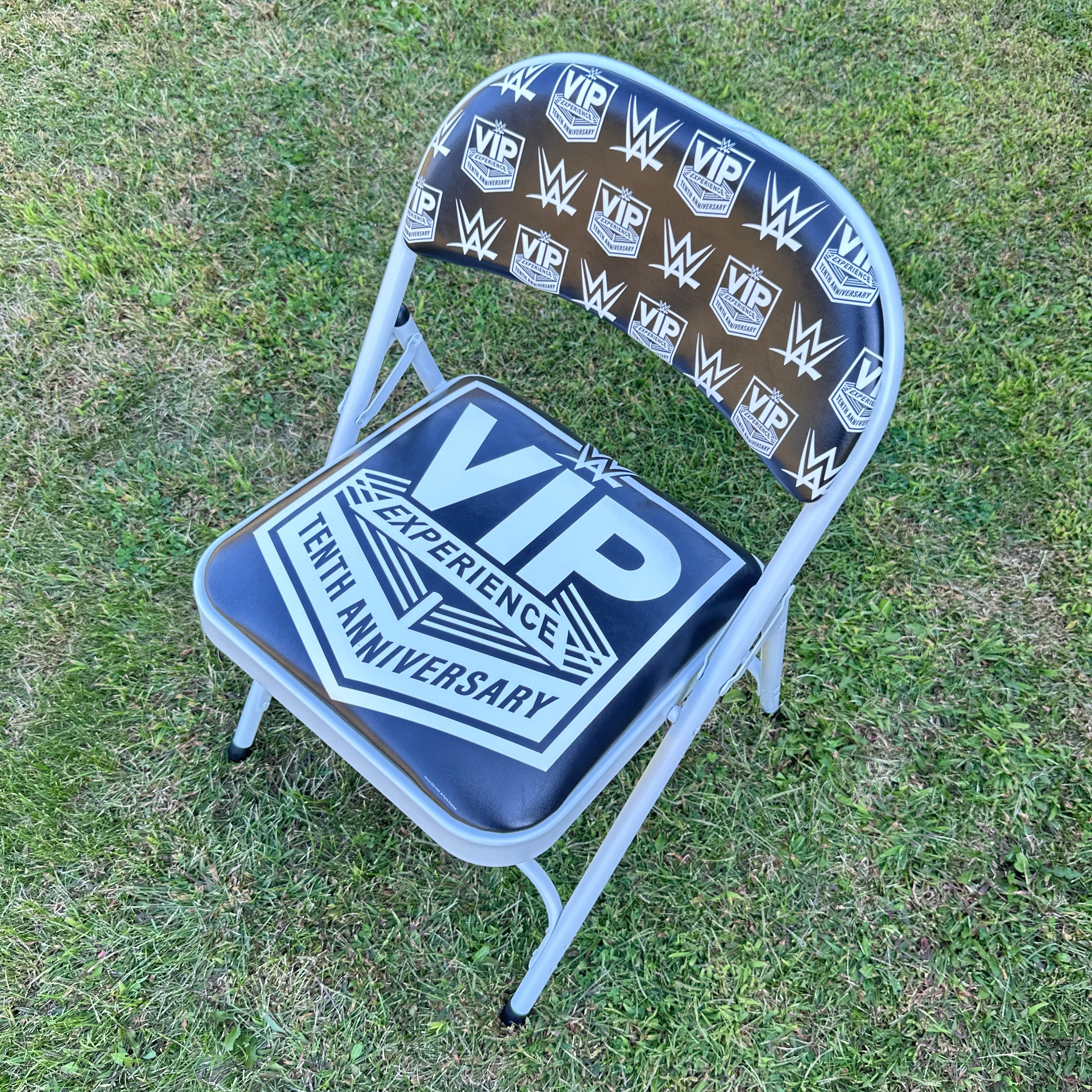 WWE RARE VIP EXPERIENCE 2023 RINGSIDE CHAIR 10th TENTH ANNIVERSARY