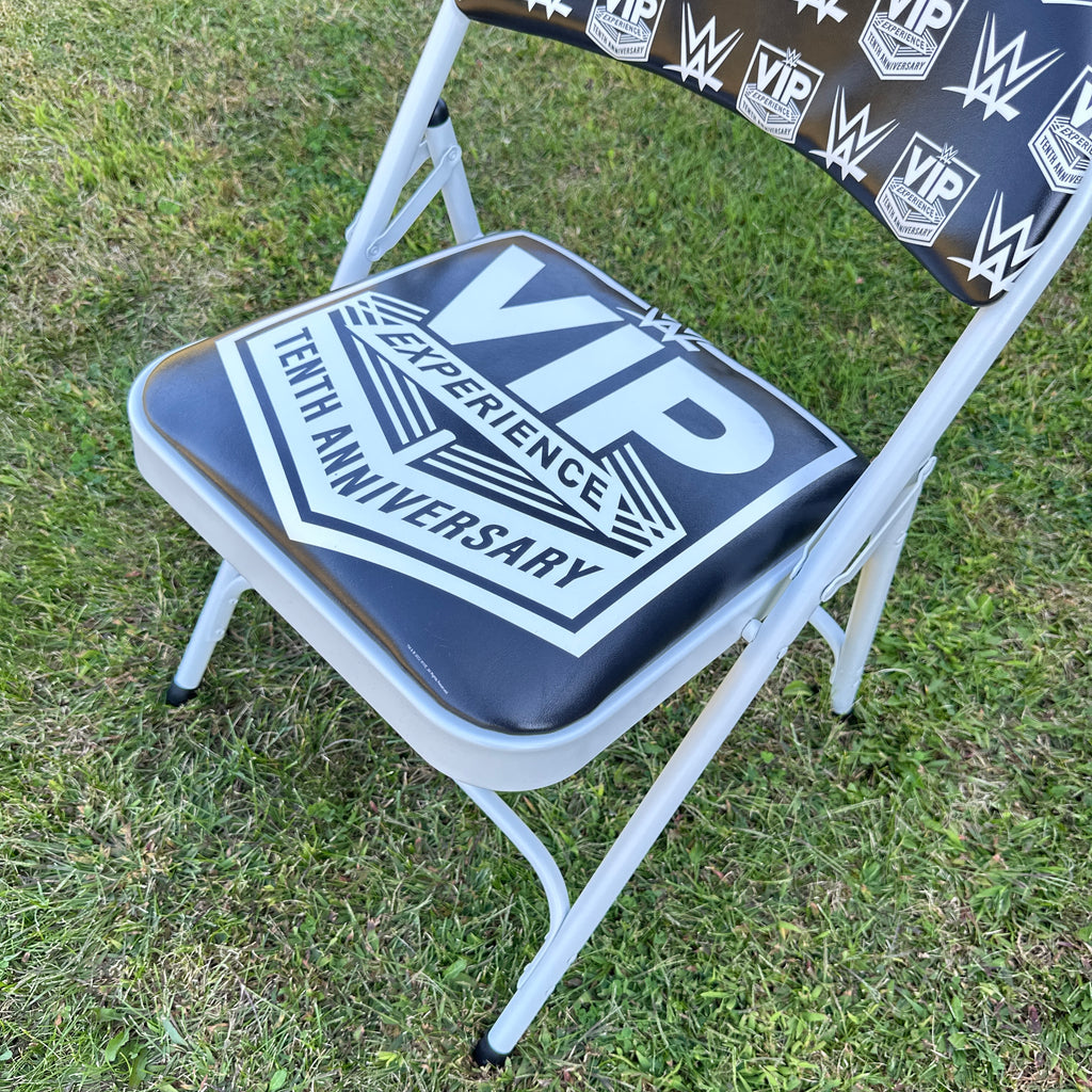 WWE RARE VIP EXPERIENCE 2023 RINGSIDE CHAIR 10th TENTH ANNIVERSARY