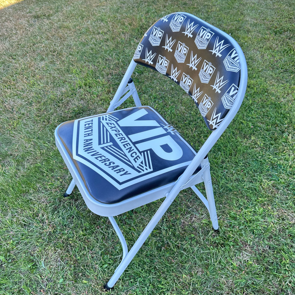 WWE RARE VIP EXPERIENCE 2023 RINGSIDE CHAIR 10th TENTH ANNIVERSARY