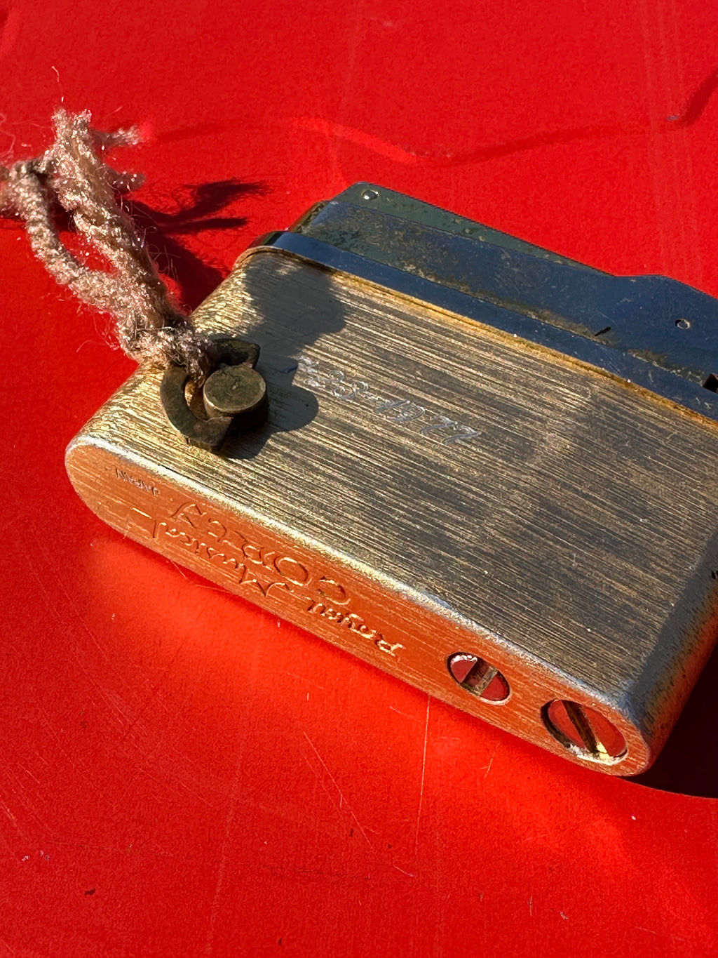 Vintage Musical Table Lighter – Brass Finish