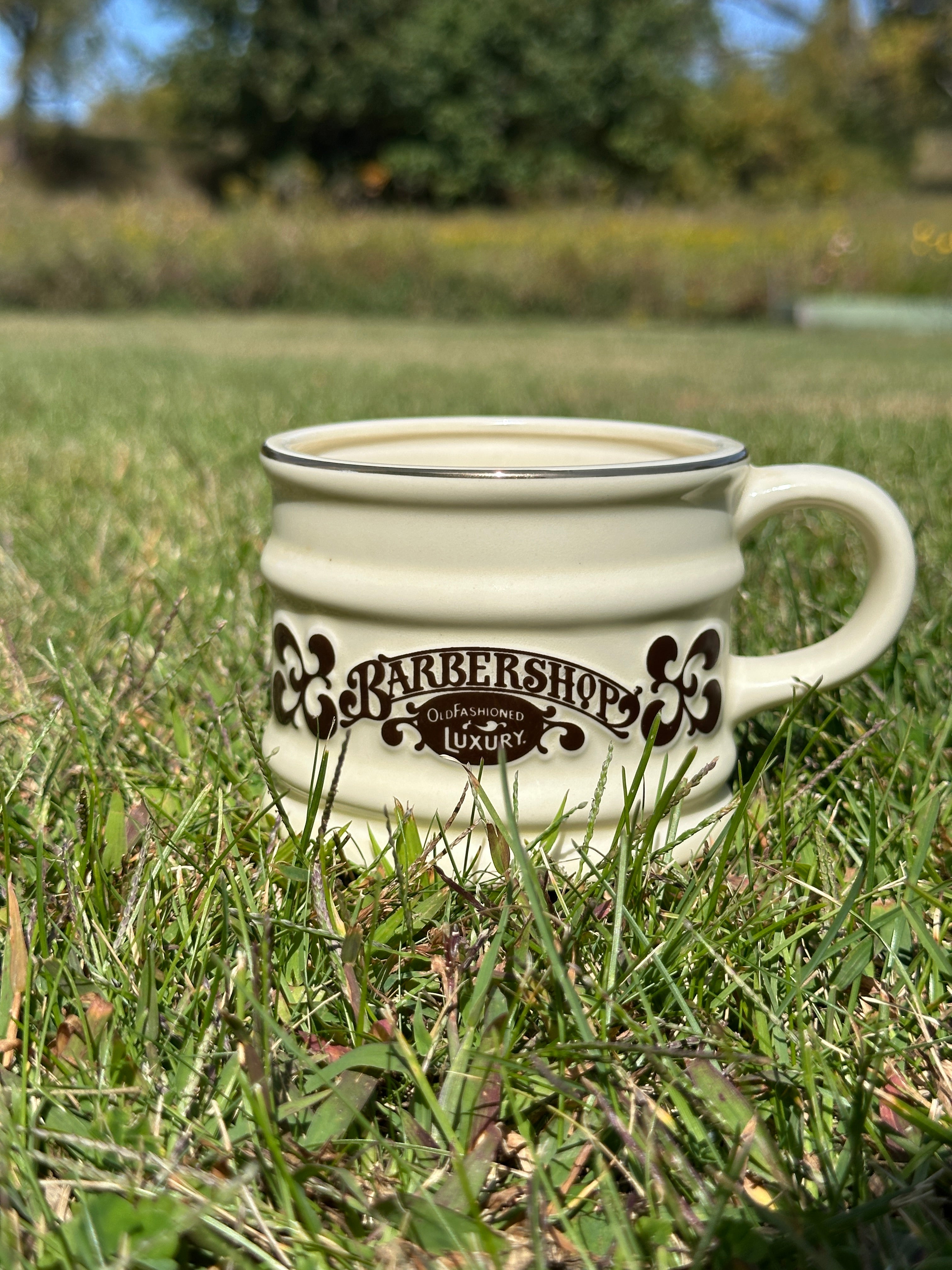Vintage Barbershop Old Fashioned Luxury Shaving Mug