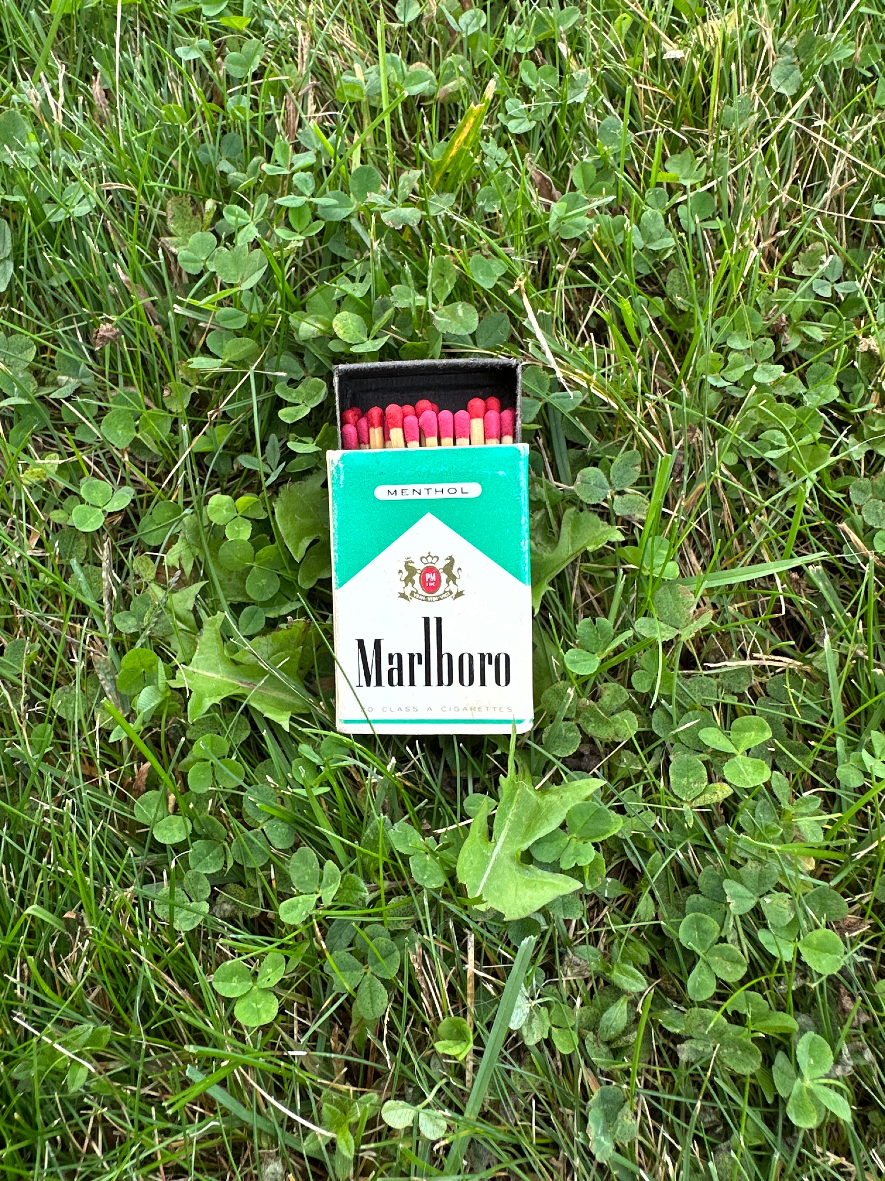 Marlboro Menthol Cigarette Box Matchbook – Vintage Novelty Collectible Advertising Matches