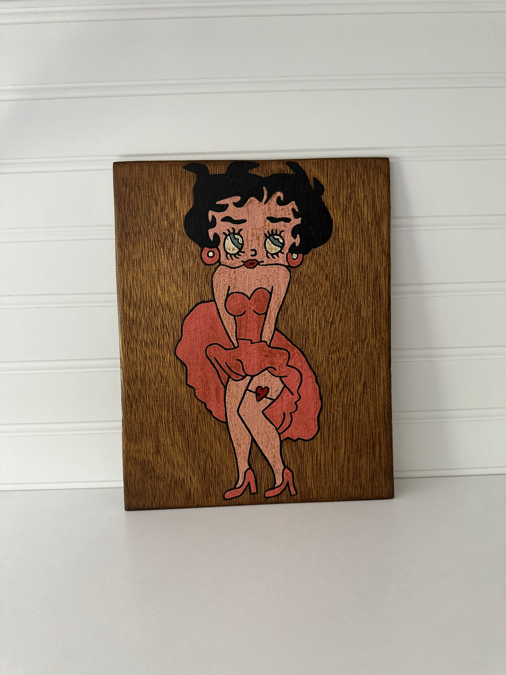 Betty Boop Vintage Painting