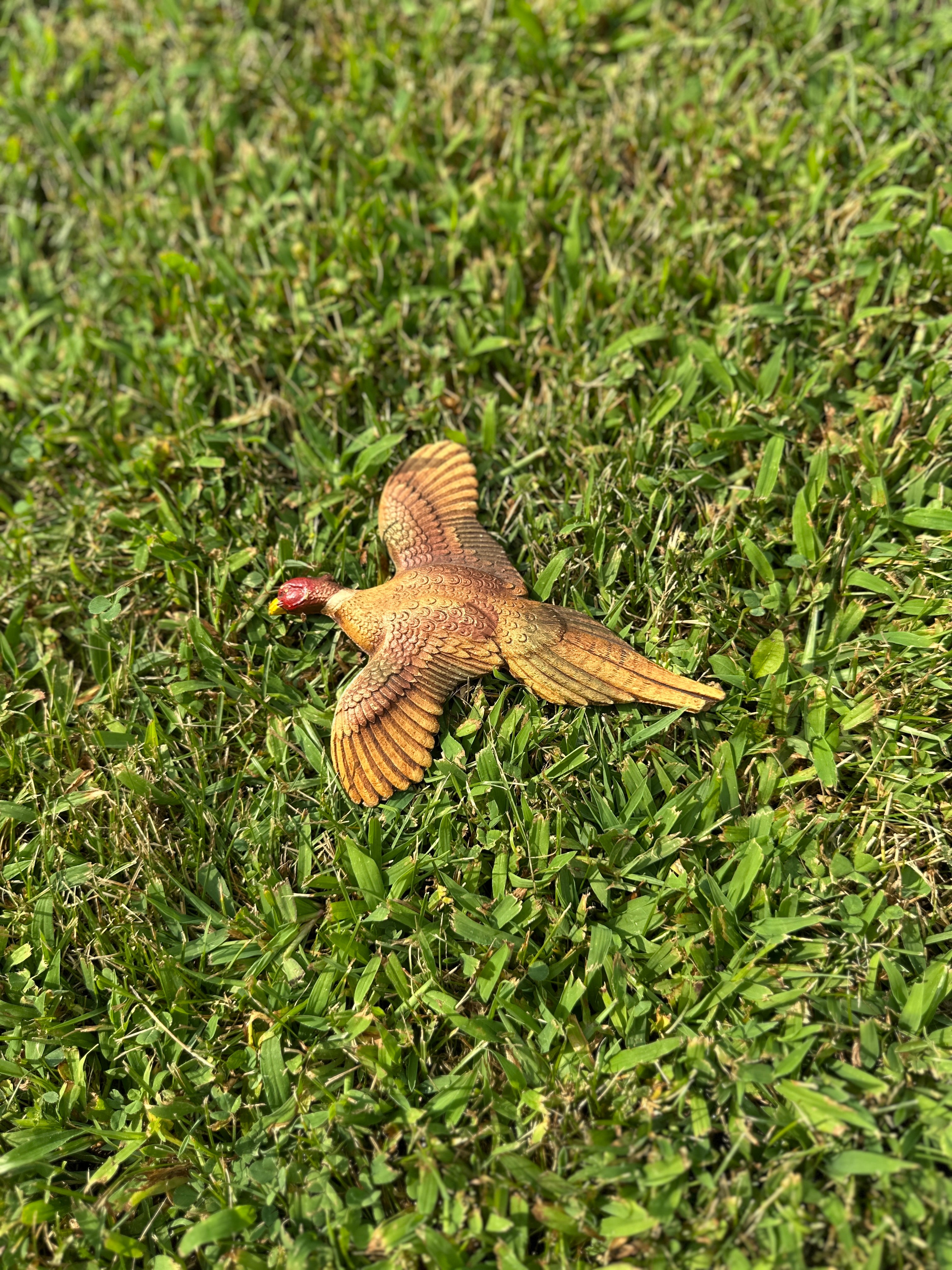 Pheasant Wall Plaque – Vintage Flying Bird Figurine