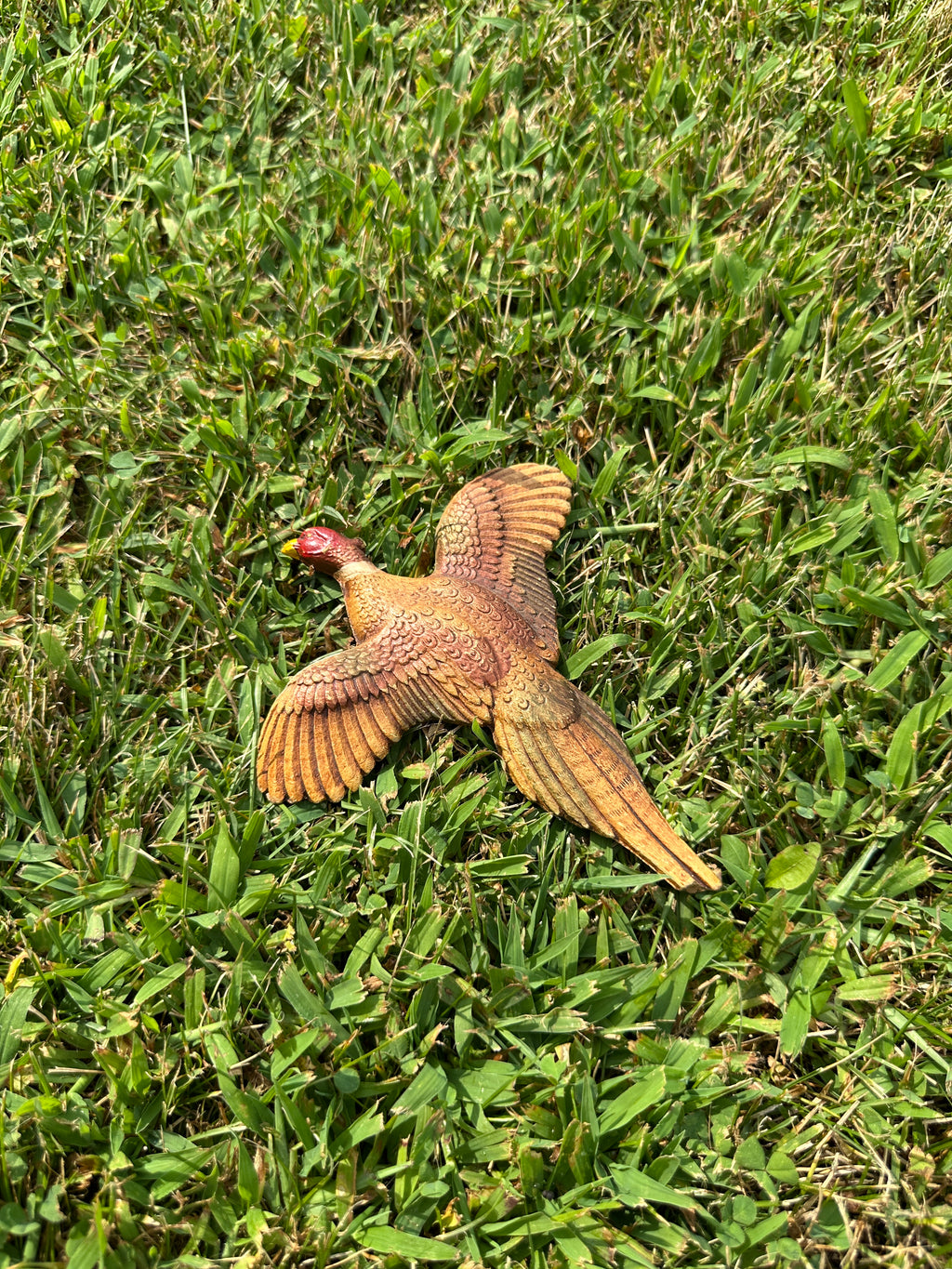 Pheasant Wall Plaque – Vintage Flying Bird Figurine