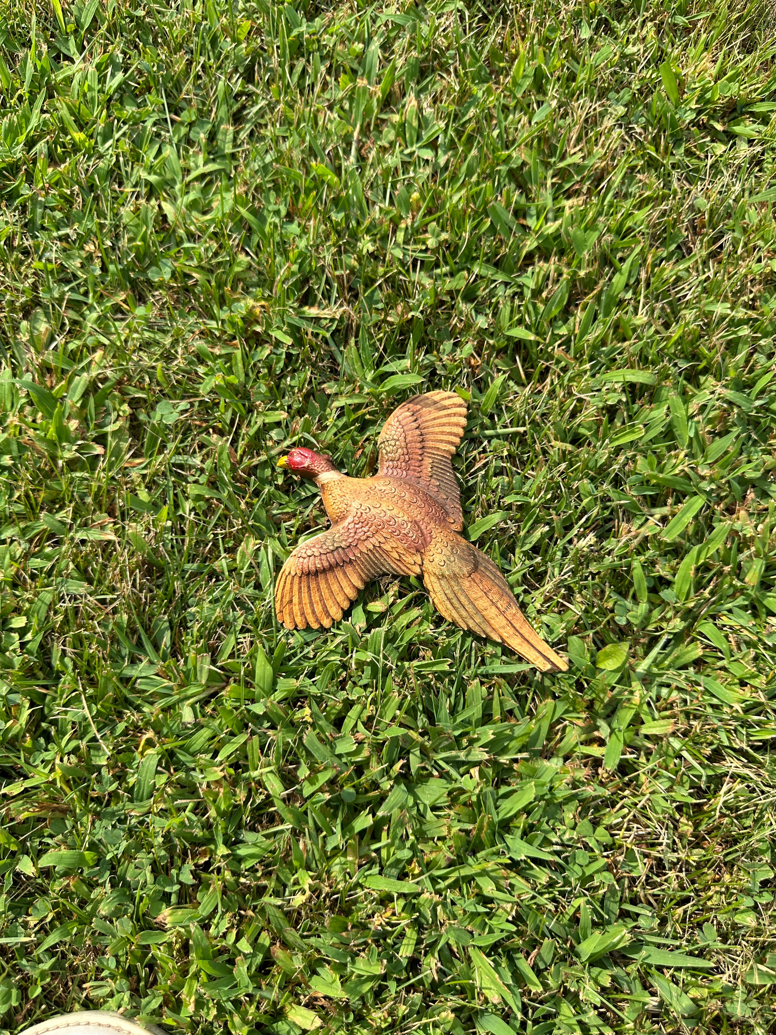 Pheasant Wall Plaque – Vintage Flying Bird Figurine