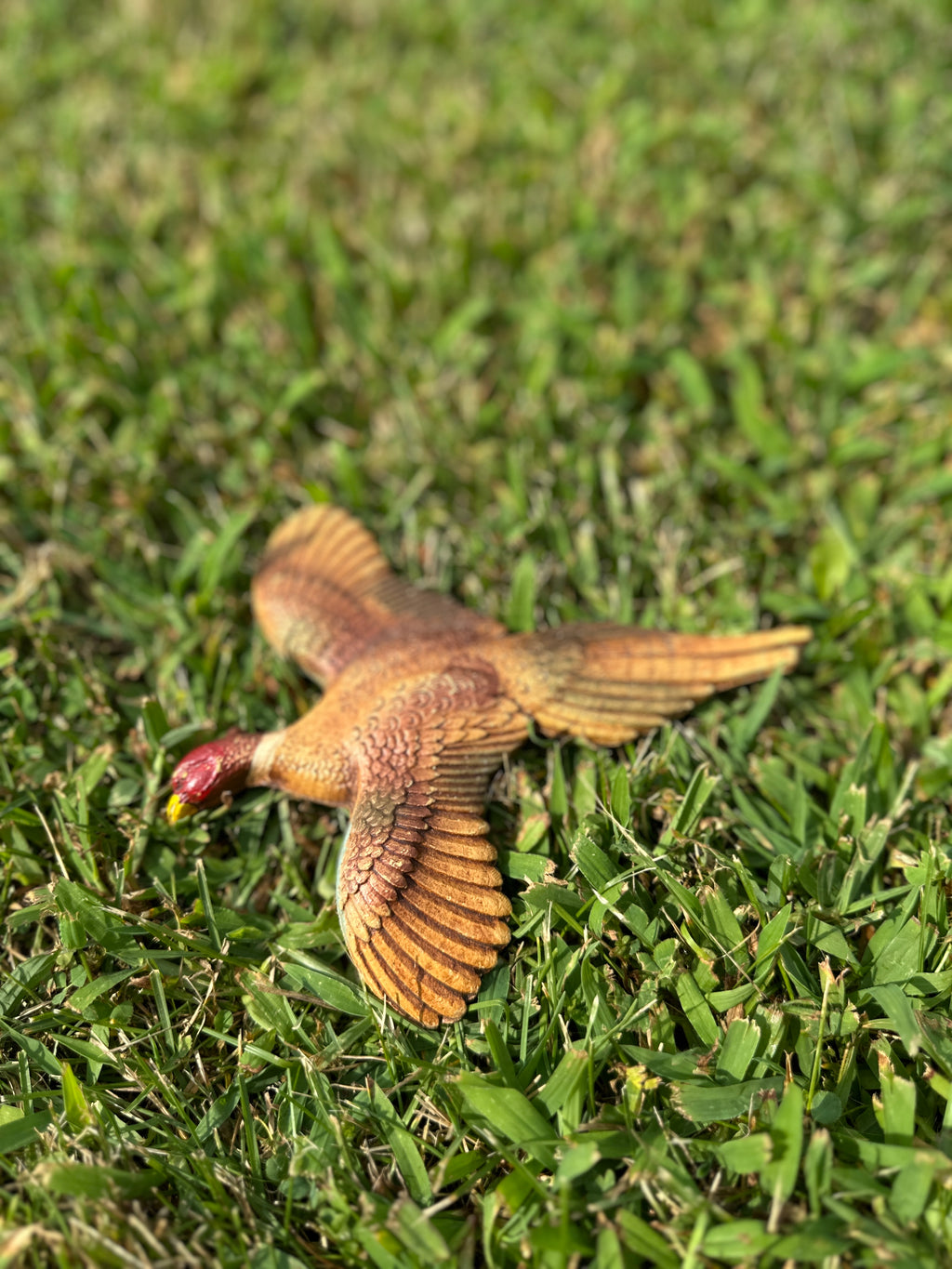Pheasant Wall Plaque – Vintage Flying Bird Figurine
