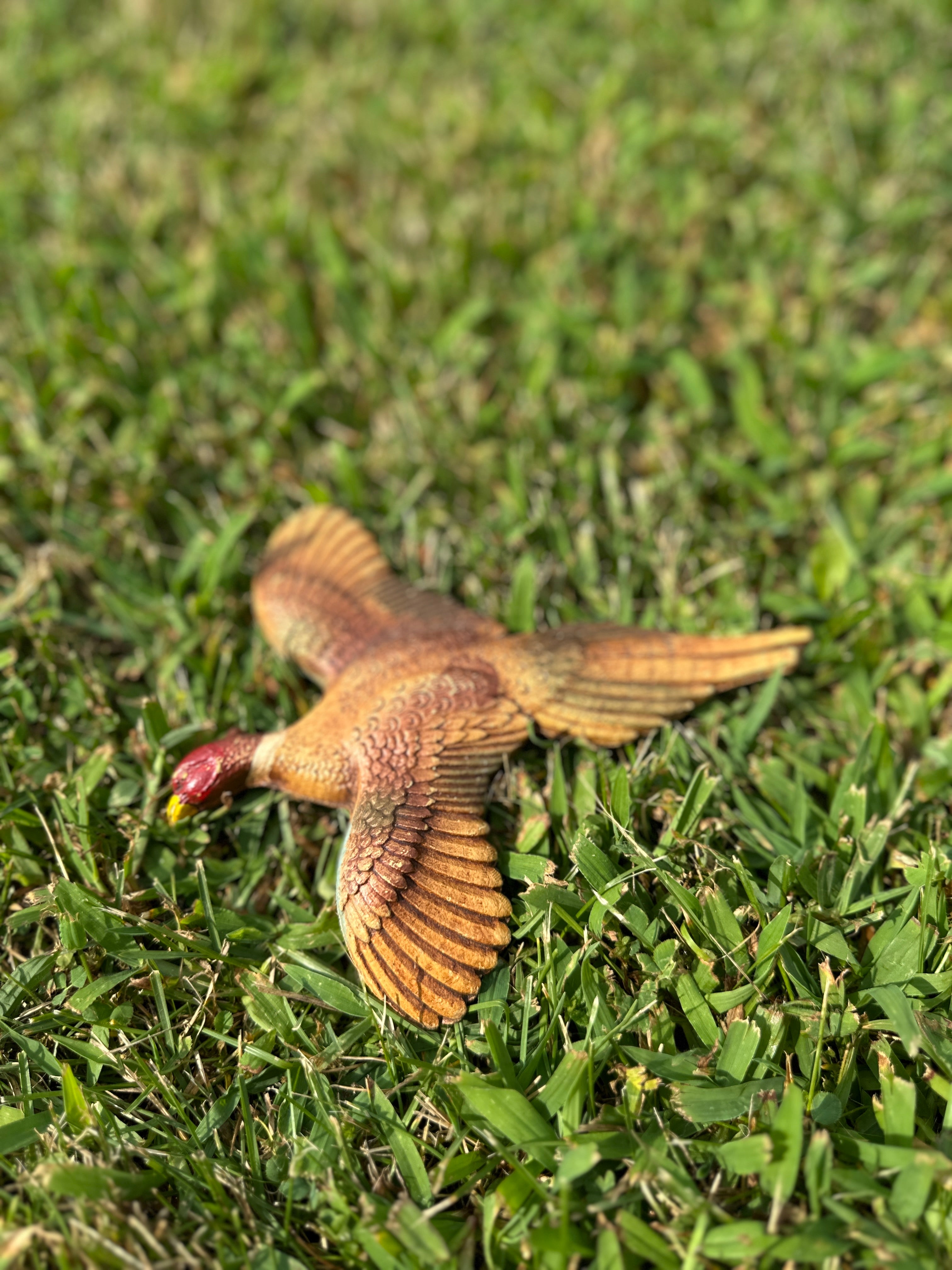 Pheasant Wall Plaque – Vintage Flying Bird Figurine
