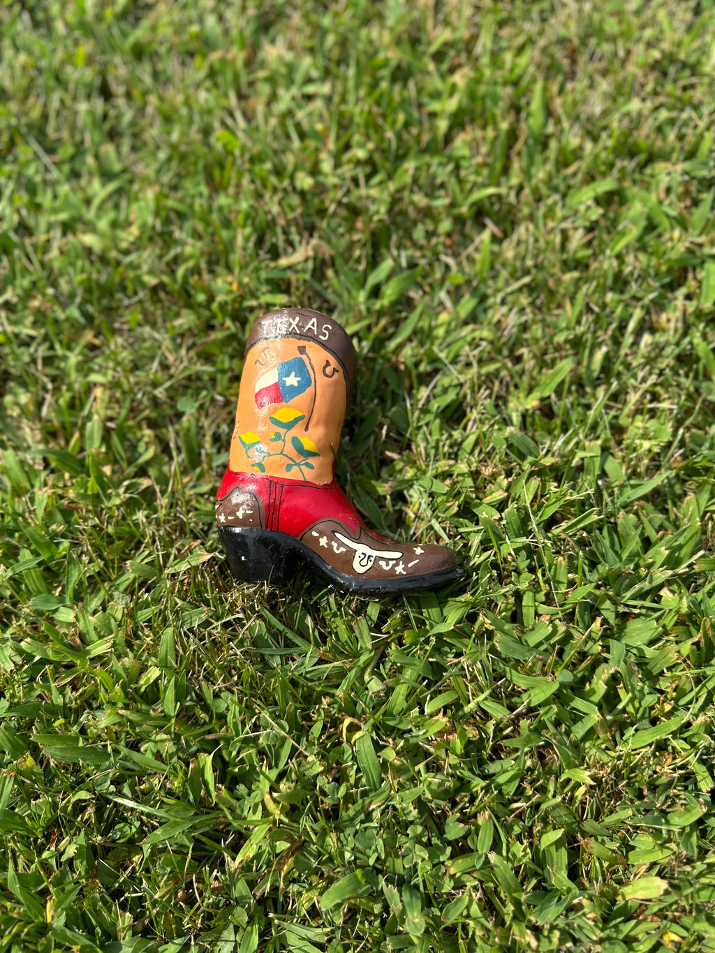 Vintage Texas Cowboy Boot Wax Candle