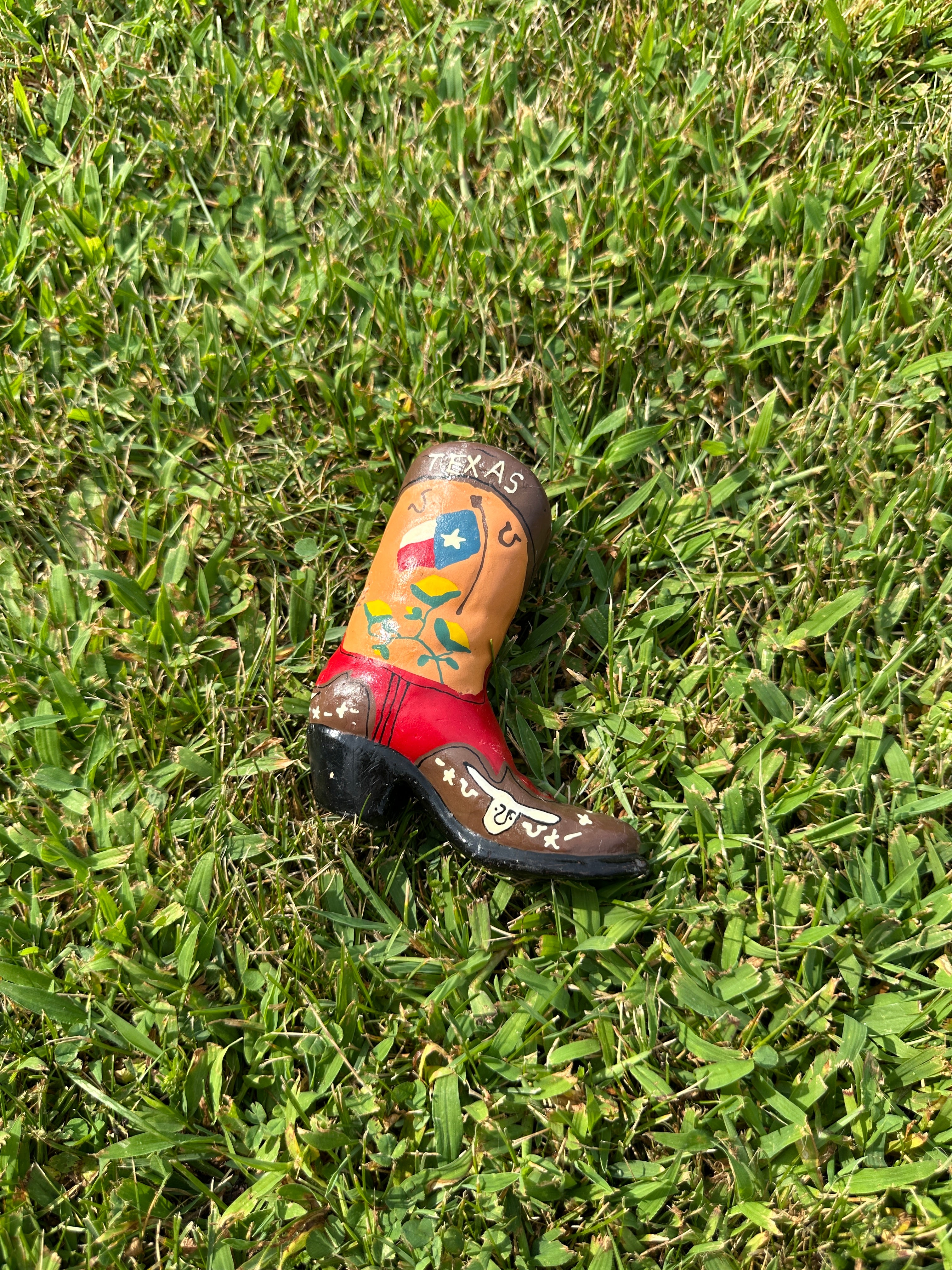 Vintage Texas Cowboy Boot Wax Candle