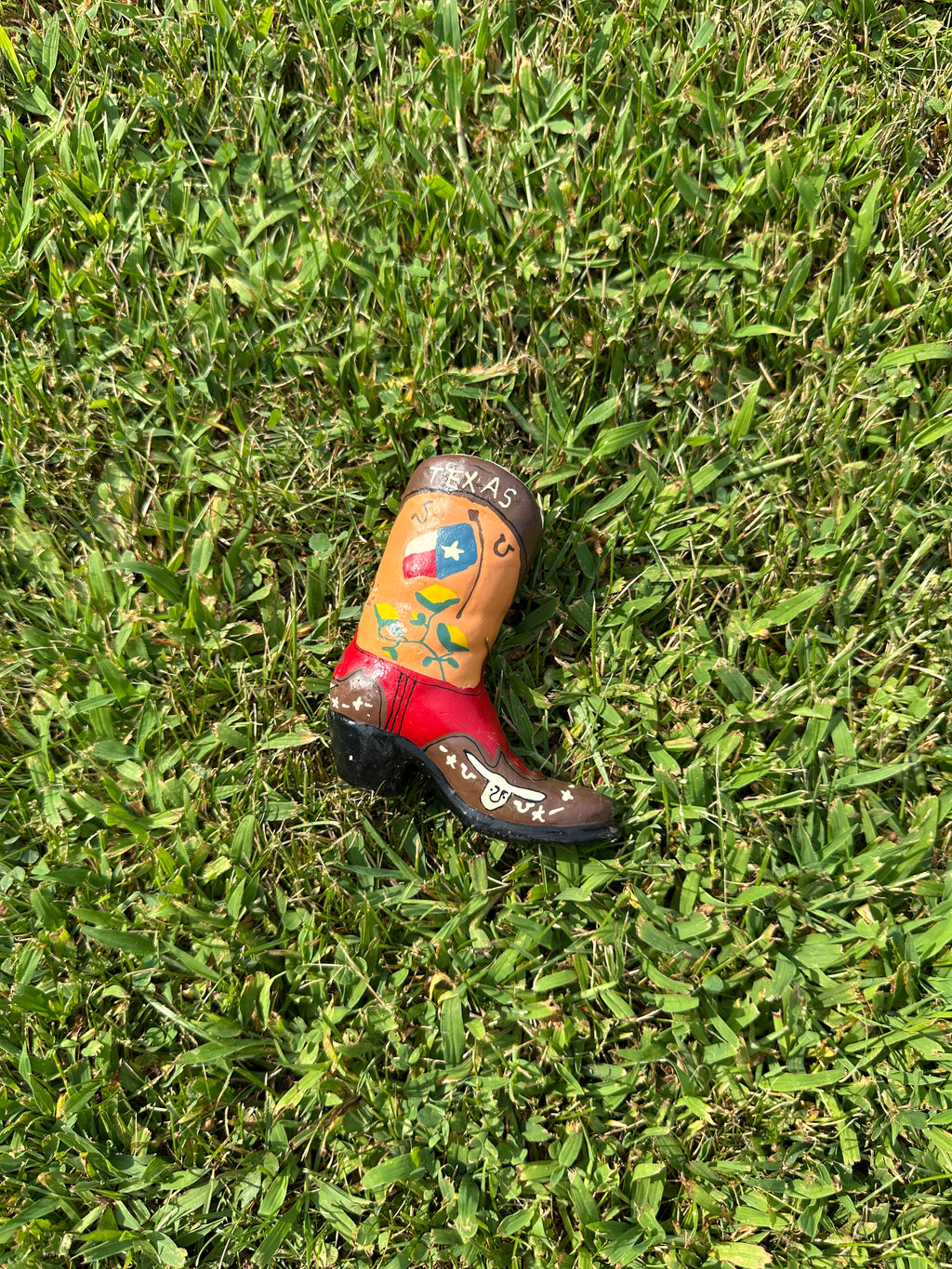 Vintage Texas Cowboy Boot Wax Candle