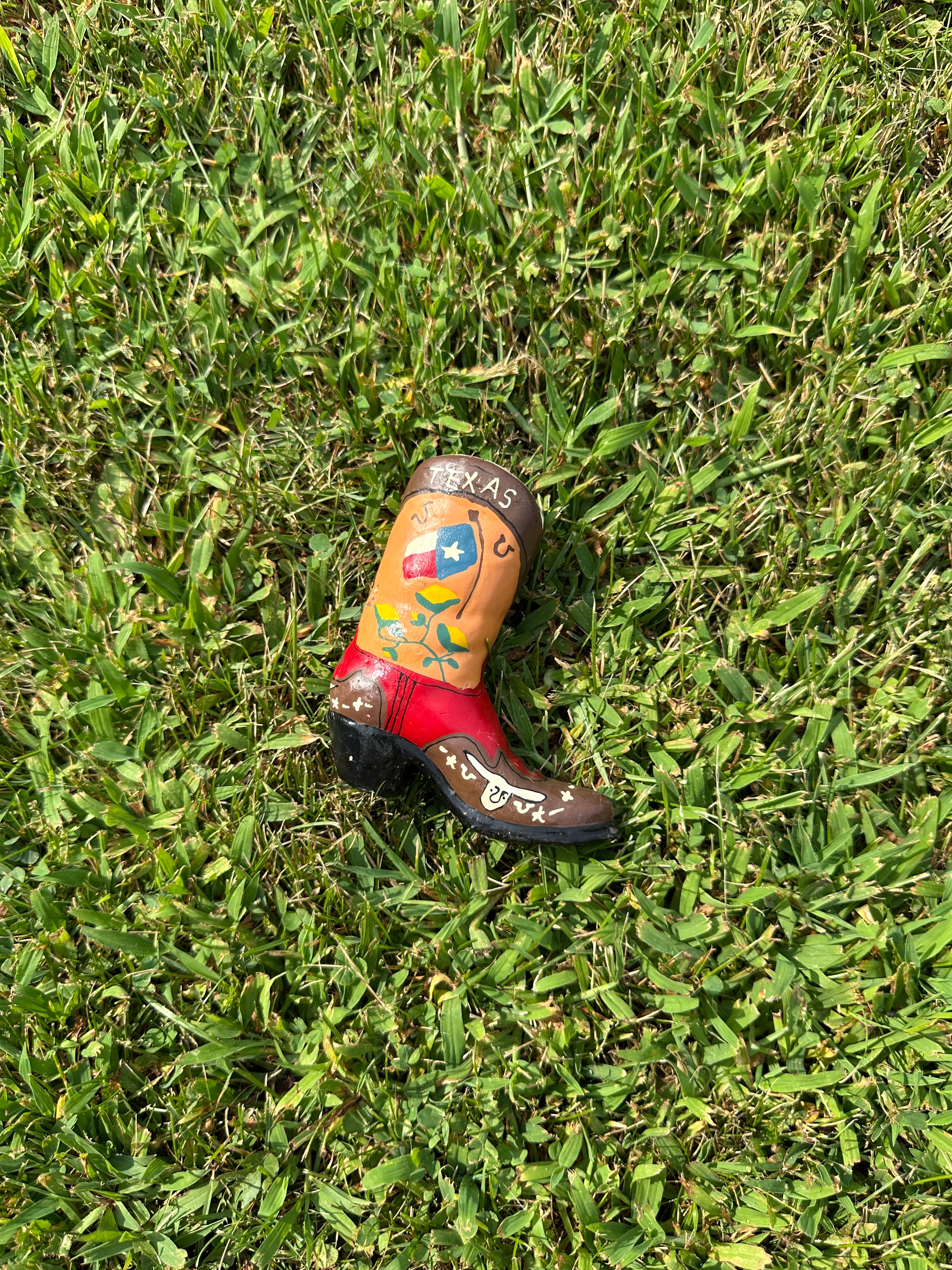 Vintage Texas Cowboy Boot Wax Candle