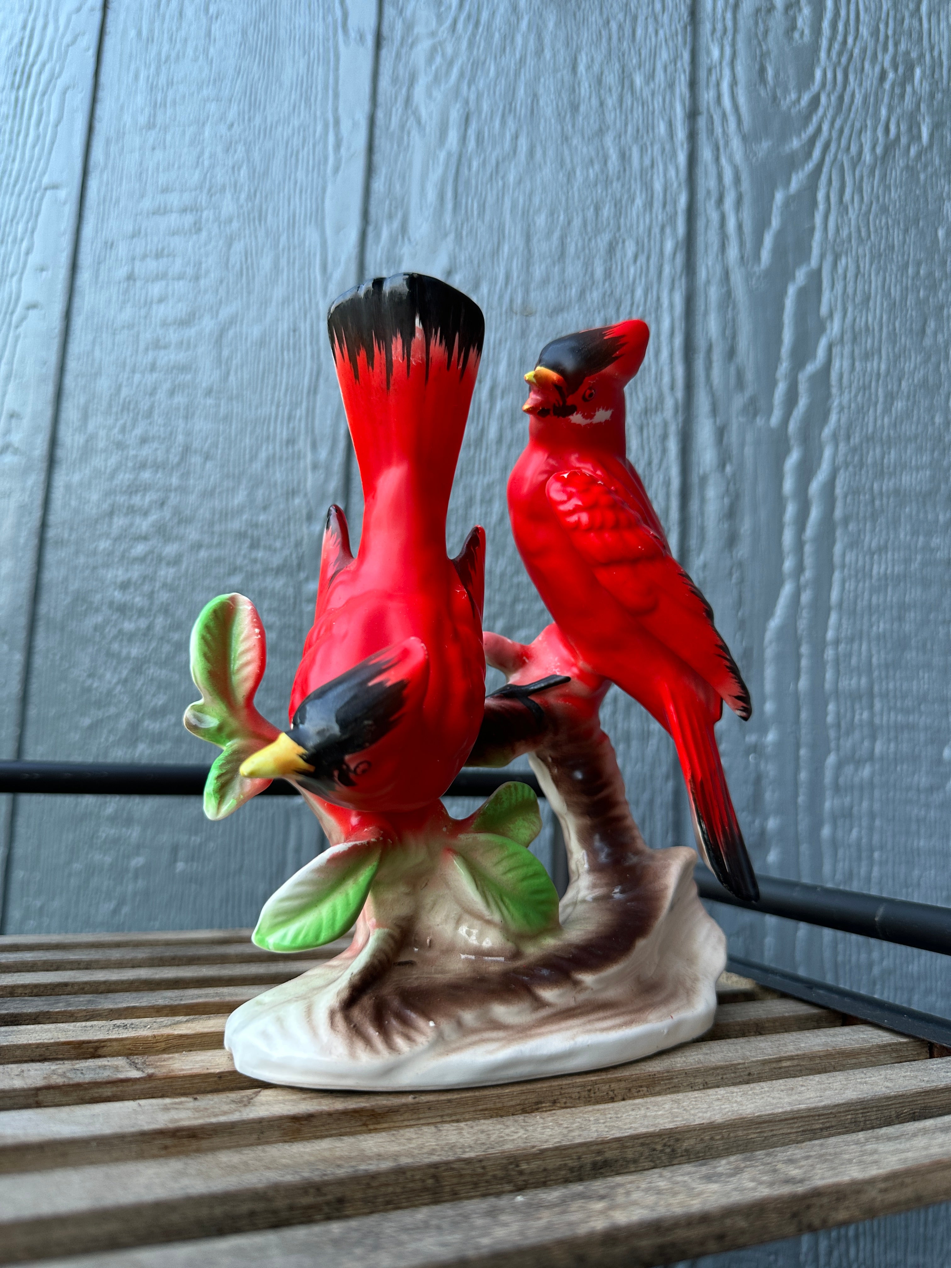 Ceramic Cardinals Vintage Figurine