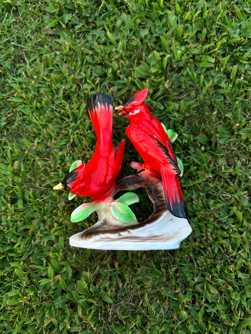 Ceramic Cardinals Vintage Figurine