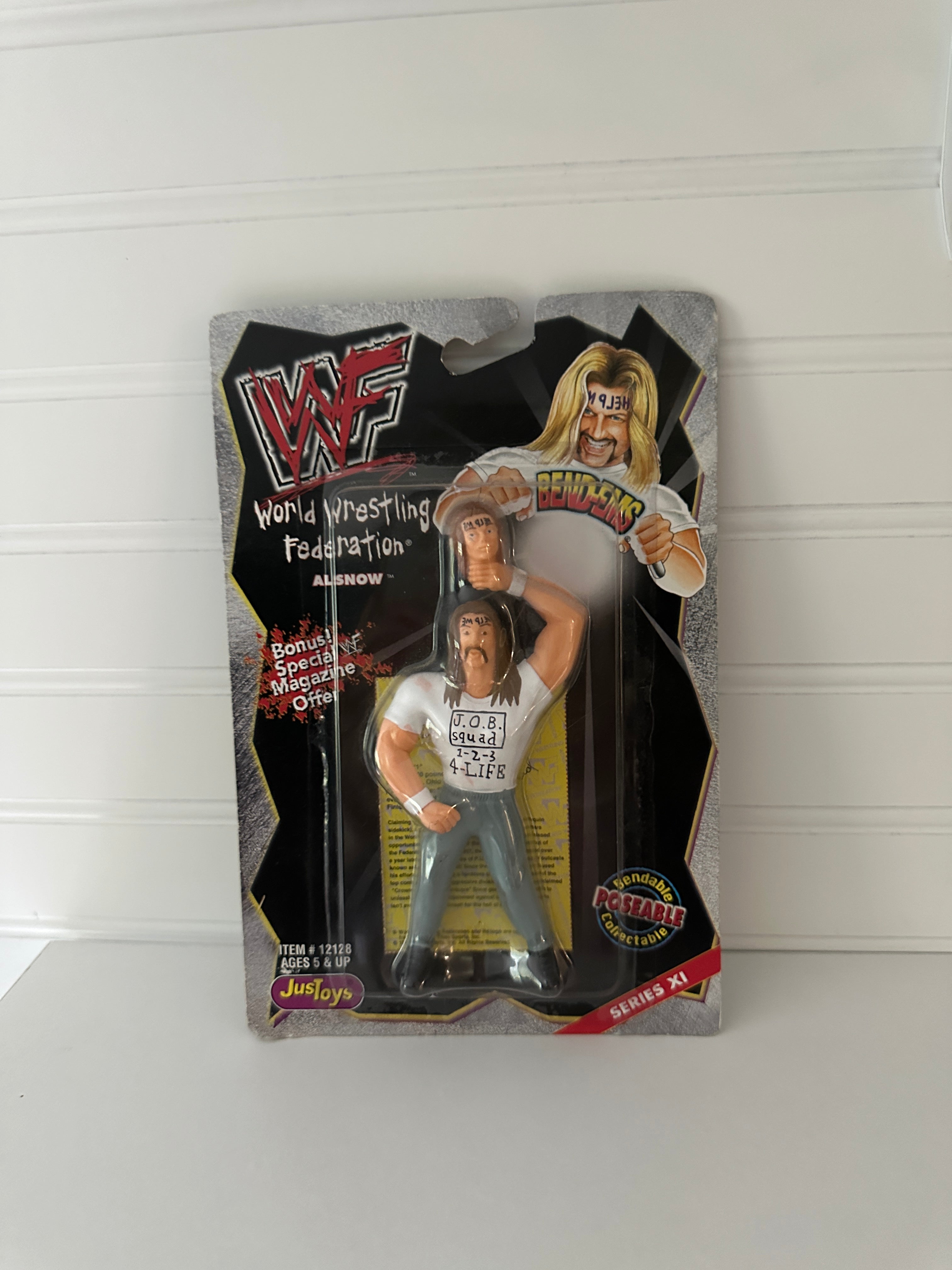 WWF Al Snow BEND-EMS Figure – Series XI by JusToys Vintage WWF