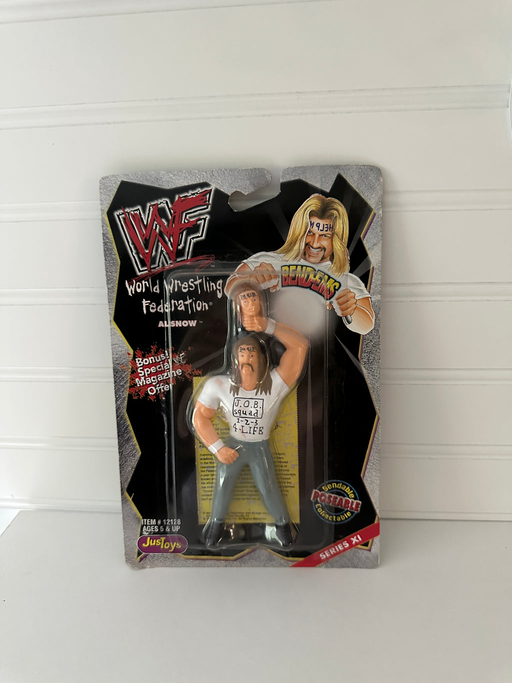 WWF Al Snow BEND-EMS Figure – Series XI by JusToys Vintage WWF