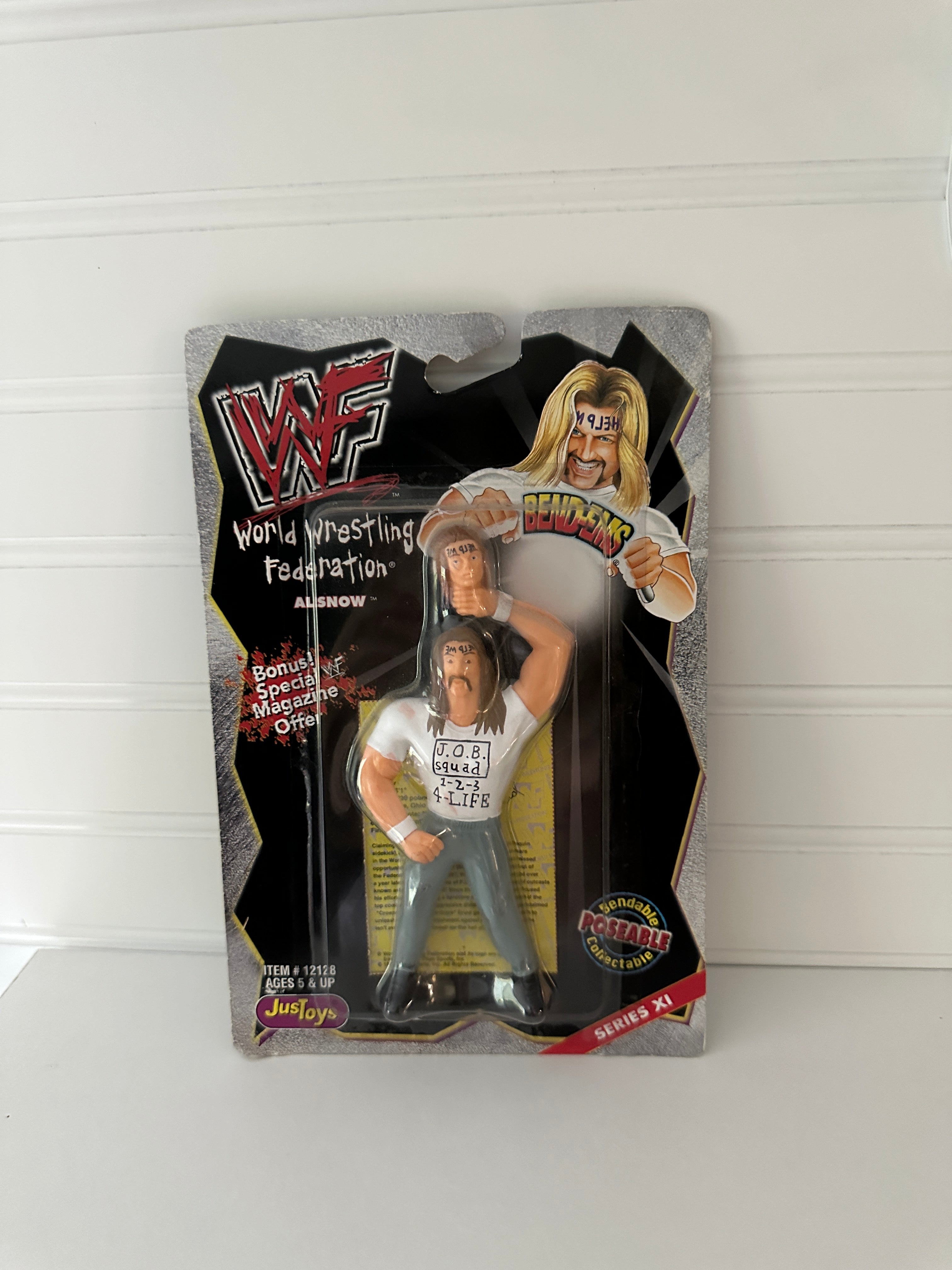 WWF Al Snow BEND-EMS Figure – Series XI by JusToys Vintage WWF