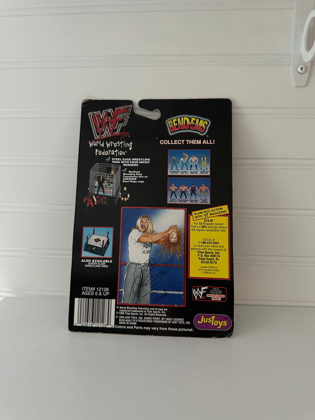 WWF Al Snow BEND-EMS Figure – Series XI by JusToys Vintage WWF