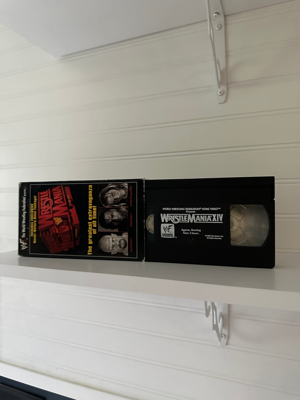 WWF WrestleMania XIV VHS Tape (1998) – Steve Austin, Shawn Michaels & Mike Tyson